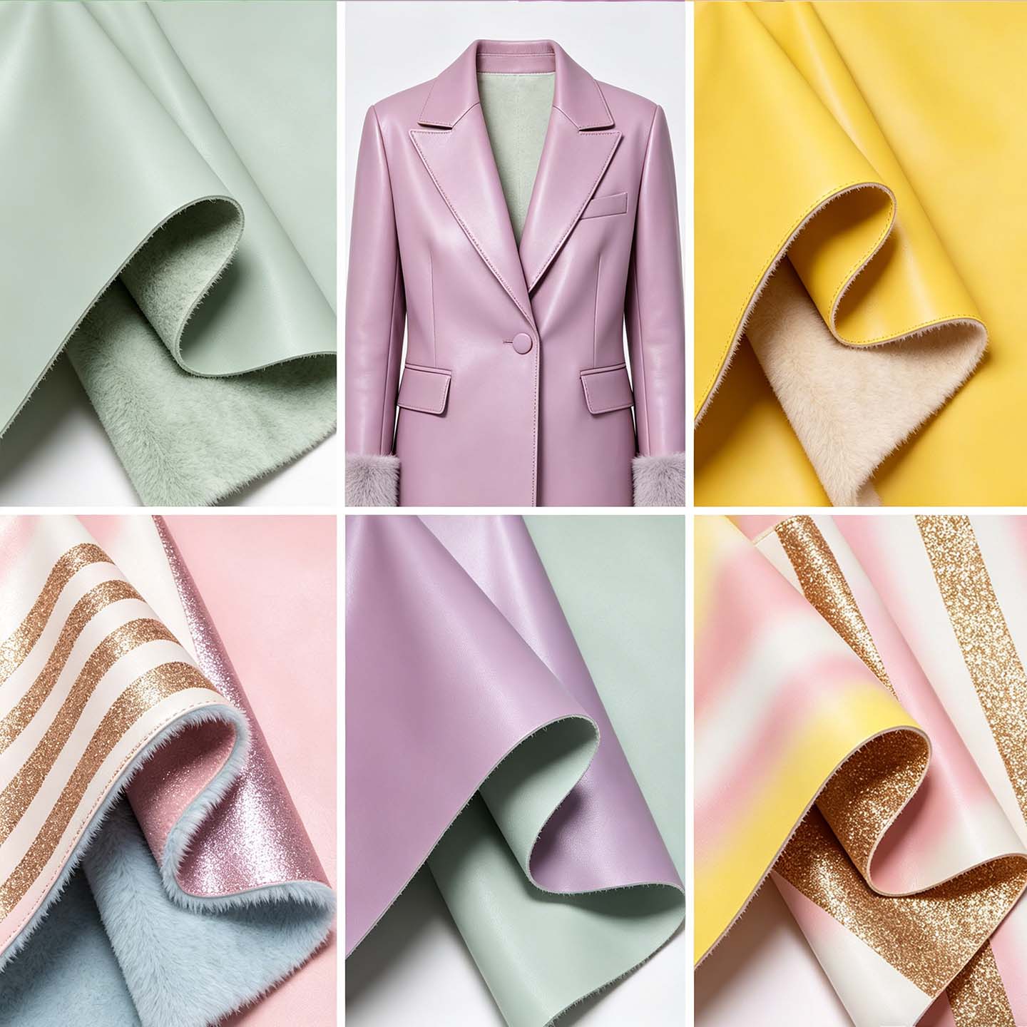 ໜັງ PU ໜັງ Lambskin ອ່ອນນຸ້ມທີ່ສຸດ ສຳ ລັບເຄື່ອງແຕ່ງກາຍທີ່ທັນສະ ໄໝ ຫຼືຊຸດກະໂປງແລະກະໂປງທີ່ ເໝາະ ສົມທີ່ສຸດ