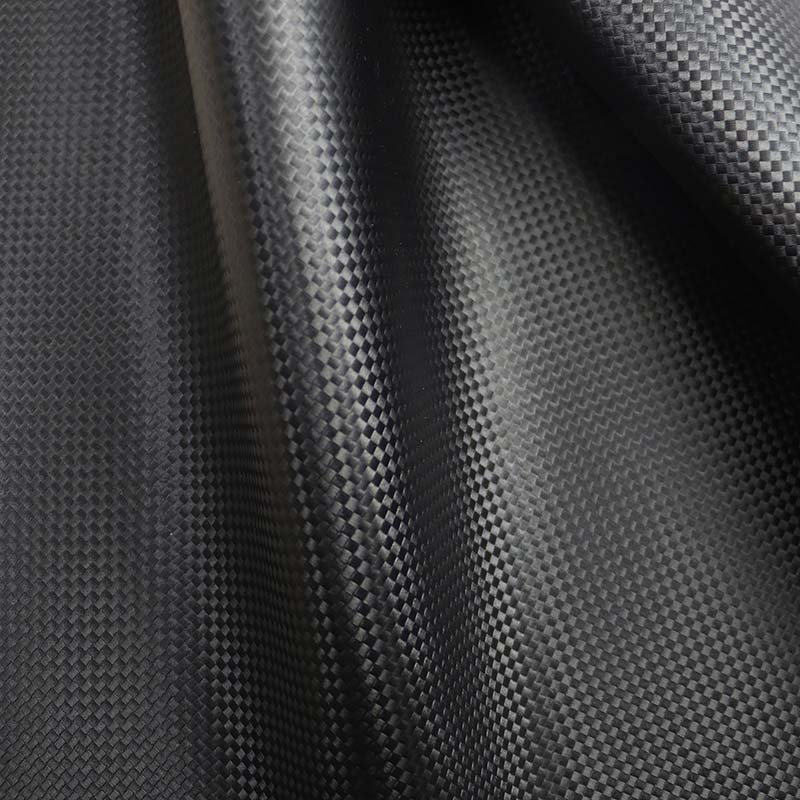 Carbon Fiber PVC ຫນັງສັງເຄາະຜ້າພາຍໃນລົດທຽມ