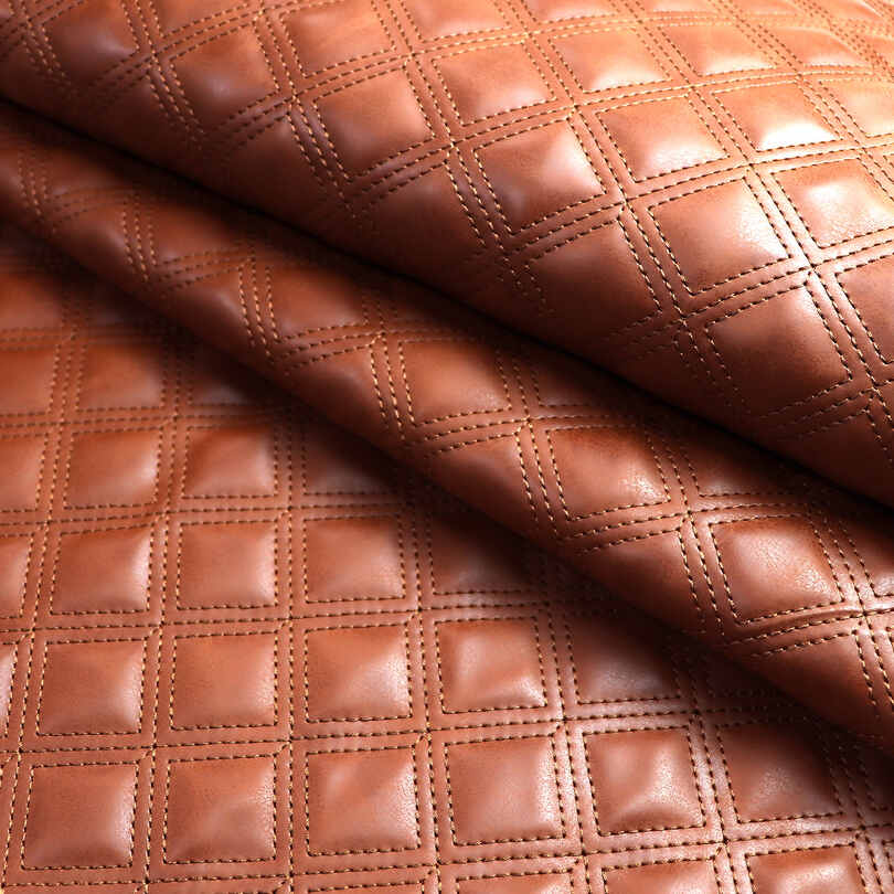 Sponge Stitching Foam Artificial Quilted Automotive Cars PVC Leather Fabric